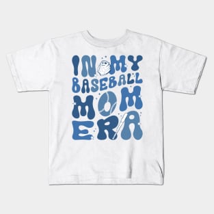 In My Baseball Mama Era, Baseball Mom, Baseball Mama, Baseball Lover, Game Day, Sport Mom, Gift For Mom Kids T-Shirt